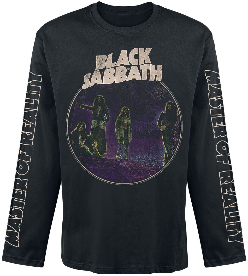 T-shirt manches longues  de Black Sabbath - Master of Reality Photo - S à 3XL - pour Homme - noir - Black Sabbath