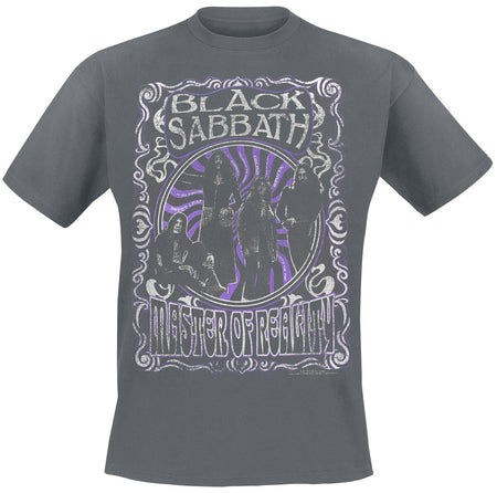 T-Shirt Manches courtes  de Black Sabbath - Master Of Reality Vintage - S à XXL - pour Homme - anthracite - Black Sabbath