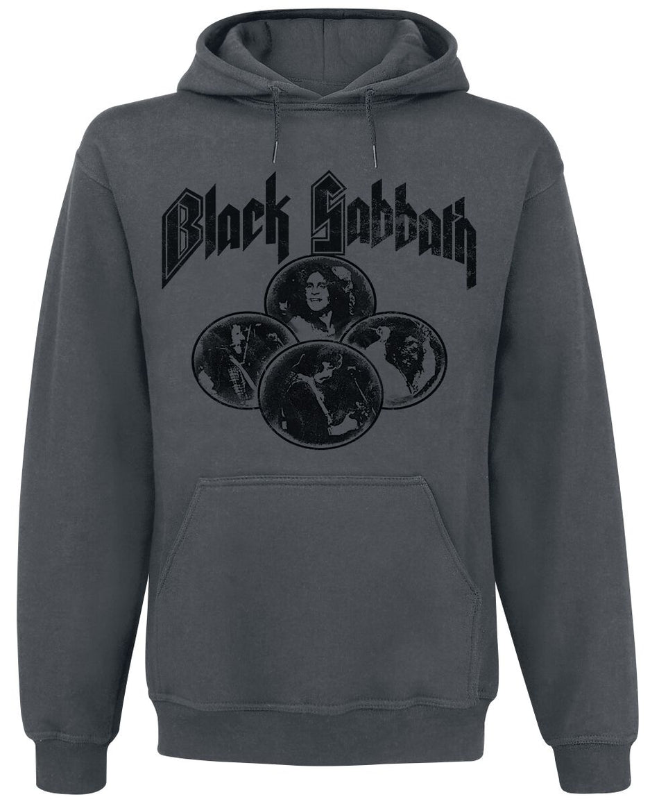 Sweat-shirt à capuche  de Black Sabbath - Multi Portrait - S à 3XL - pour Homme - graphite - Black Sabbath