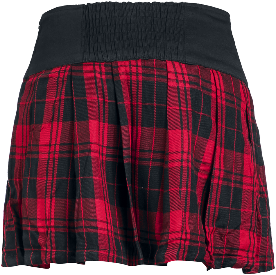 Jupe courte  de Heartless - Jupe Hesper - XS à XXL - pour Femme - noir/rouge - Heartless - View 2