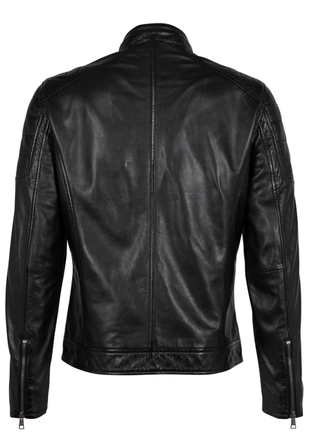 Veste en cuir  de Mauritius - GB Derry Laorv - S à 3XL - pour Homme - noir - Mauritius - View 2
