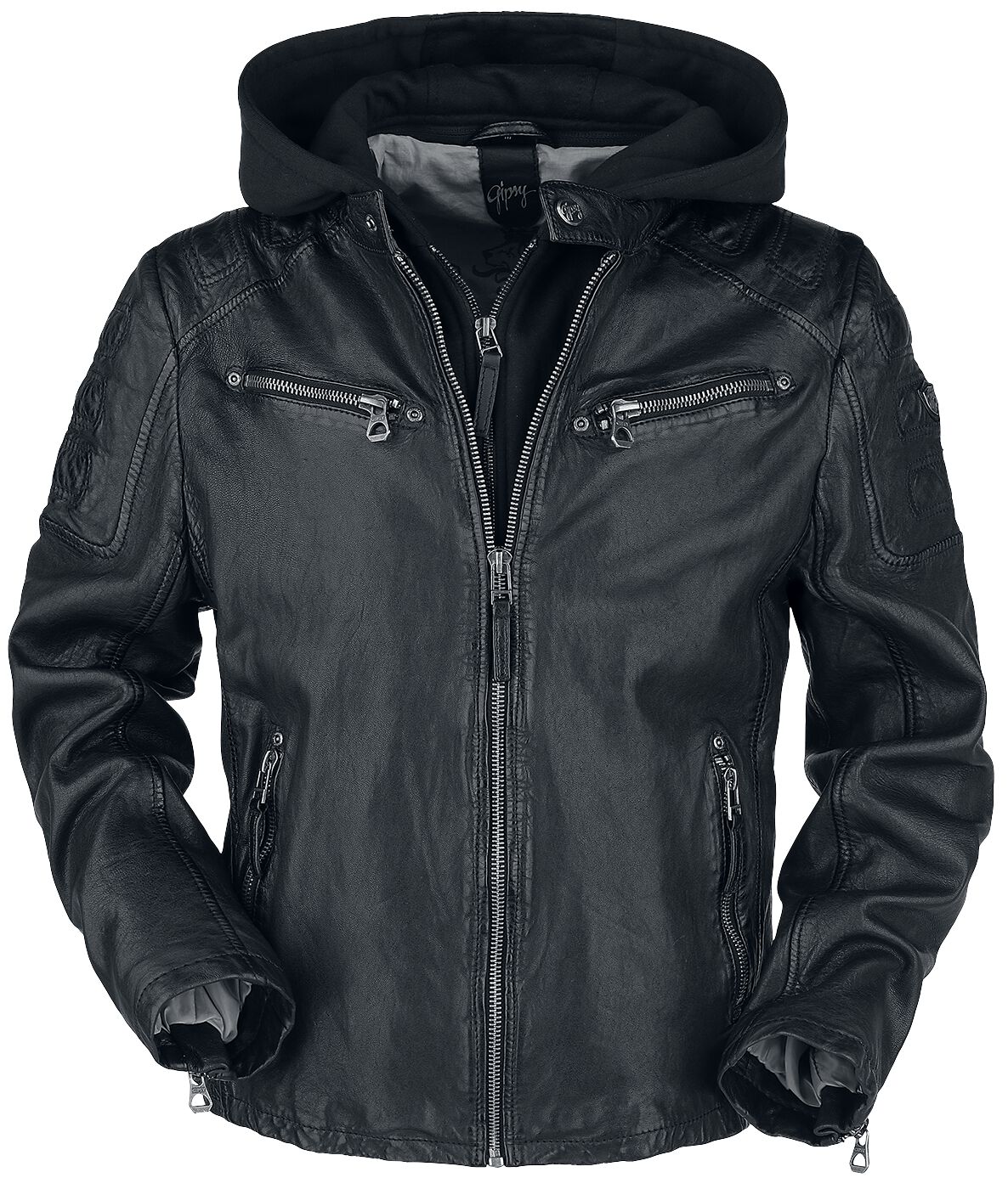 Veste en cuir  de Mauritius - GMRyan - S à 3XL - pour Homme - noir - Mauritius