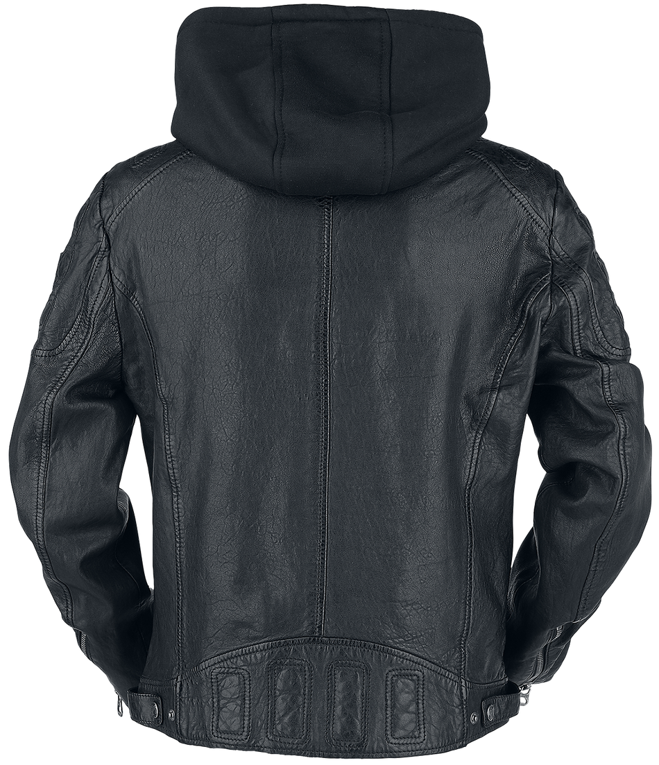 Veste en cuir  de Mauritius - GMRyan - S à 3XL - pour Homme - noir - Mauritius - View 2