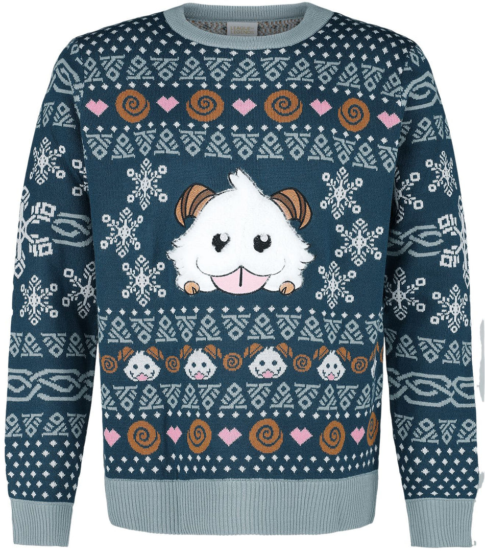 Pull De Noël Gaming de League of Legends - Arcane - Poro - S à XXL - pour Homme - multicolore - League Of Legends
