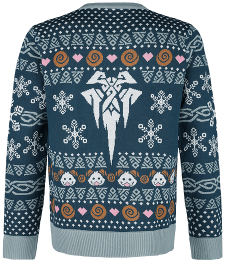 Pull De Noël Gaming de League of Legends - Arcane - Poro - S à XXL - pour Homme - multicolore - League Of Legends - View 2