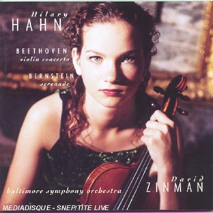 Concerto pour violon en ré majeur, opus 61 - Sérénade pour violon, cordes, harpe et percussions - Front Cover