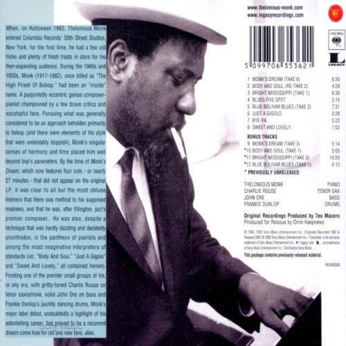 Monk's dream - Front Cover