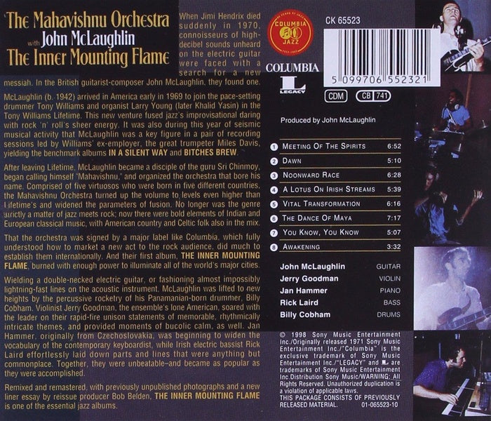 The Inner Mounting Flame - Front Cover