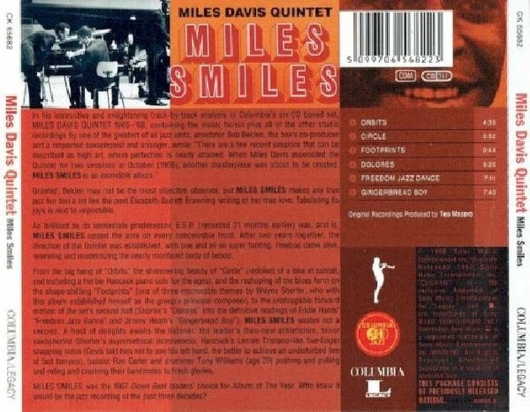 Miles smiles - Front Cover