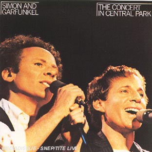 The concert in Central Park - Front Cover