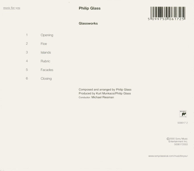 Glassworks - Front Cover