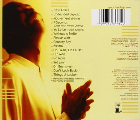 7 Seconds : The Best Of Youssou N'Dour - Front Cover