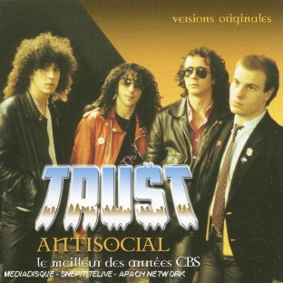 Antisocial - Le meilleur des années CBS - Front Cover
