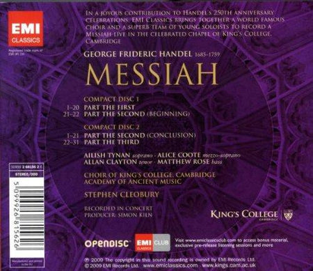 Le Messie - Front Cover