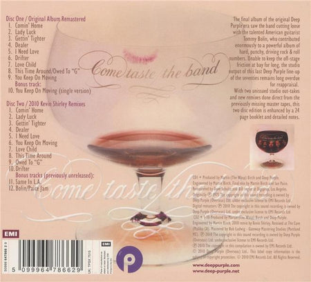 Come Taste The Band 35th Anniversary - Front Cover