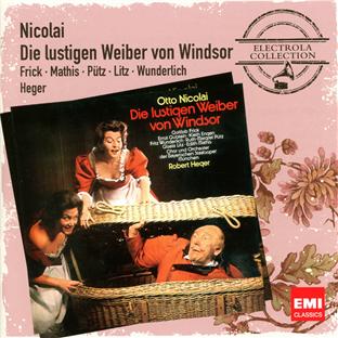 Les joyeuses commères de Windsor (die lustigen Weiber von Windsor) - Front Cover