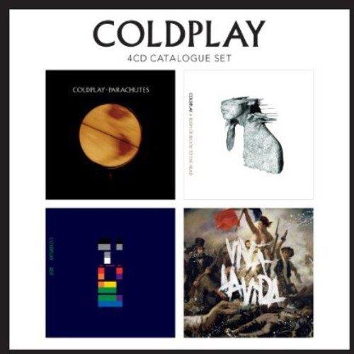 4 CD catalogue set: Parachutes+ A rush of blood to the head + X&Y + Viva la vida - Front Cover