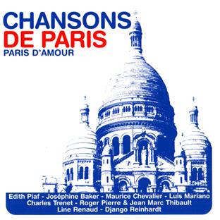 Chansons de Paris : Paris d'amour - Front Cover