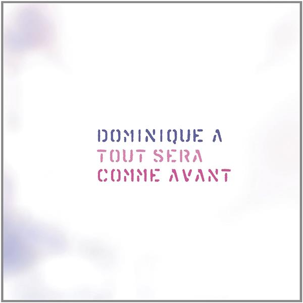 Tout Sera Comme Avant - Front Cover