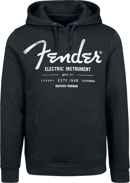 Sweat-shirt à capuche  de Fender - Electric Instrument - S à M - pour Homme - noir - Fender