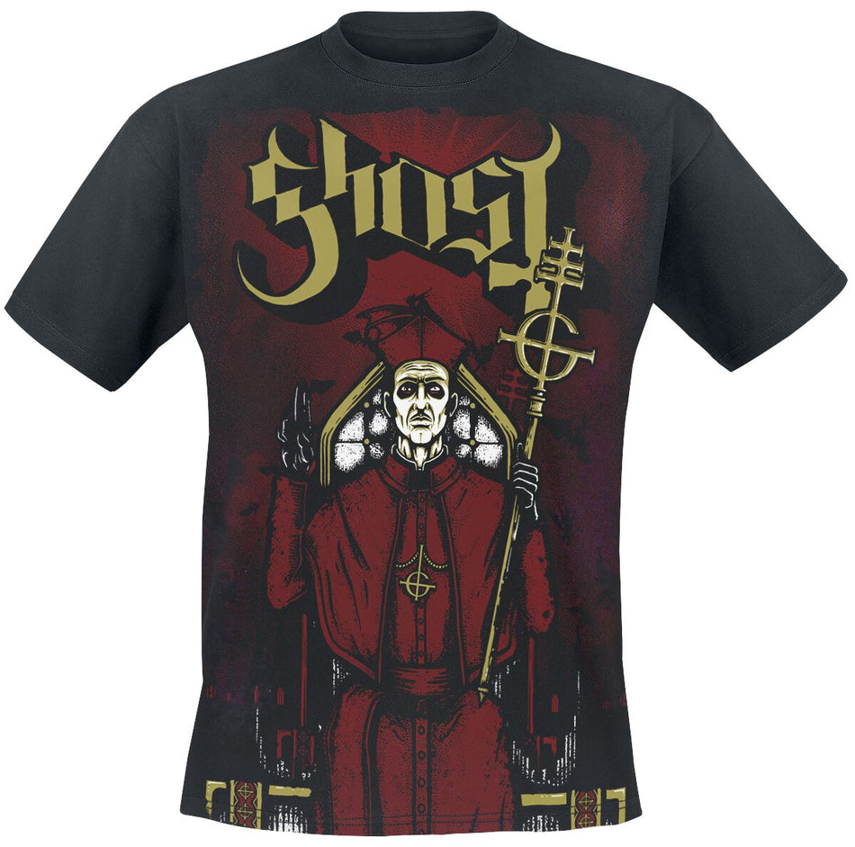 T-Shirt Manches courtes  de Ghost - Cardinalis Infernum 3 Colour AO - S à XL - pour Homme - noir - Ghost