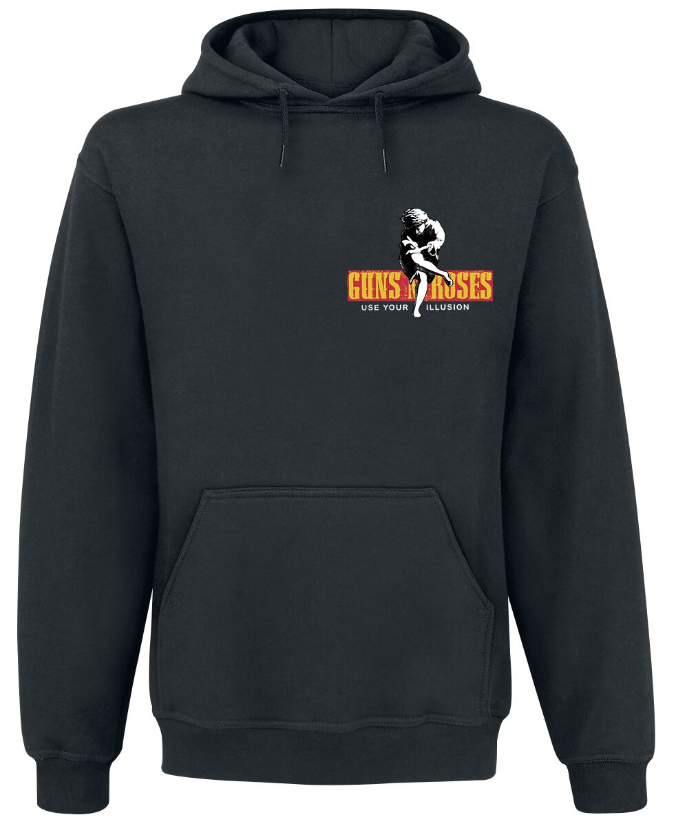 Sweat-shirt à capuche  de Guns N' Roses - Use Your Illusion Boxed - S à XL - pour Homme - noir - Guns N' Roses