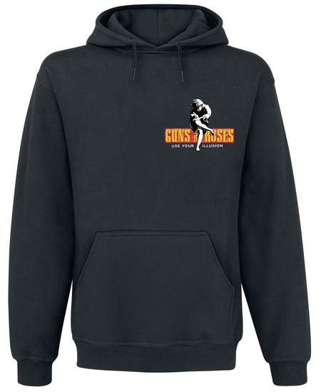 Sweat-shirt à capuche  de Guns N' Roses - Use Your Illusion Boxed - S à XL - pour Homme - noir - Guns N' Roses