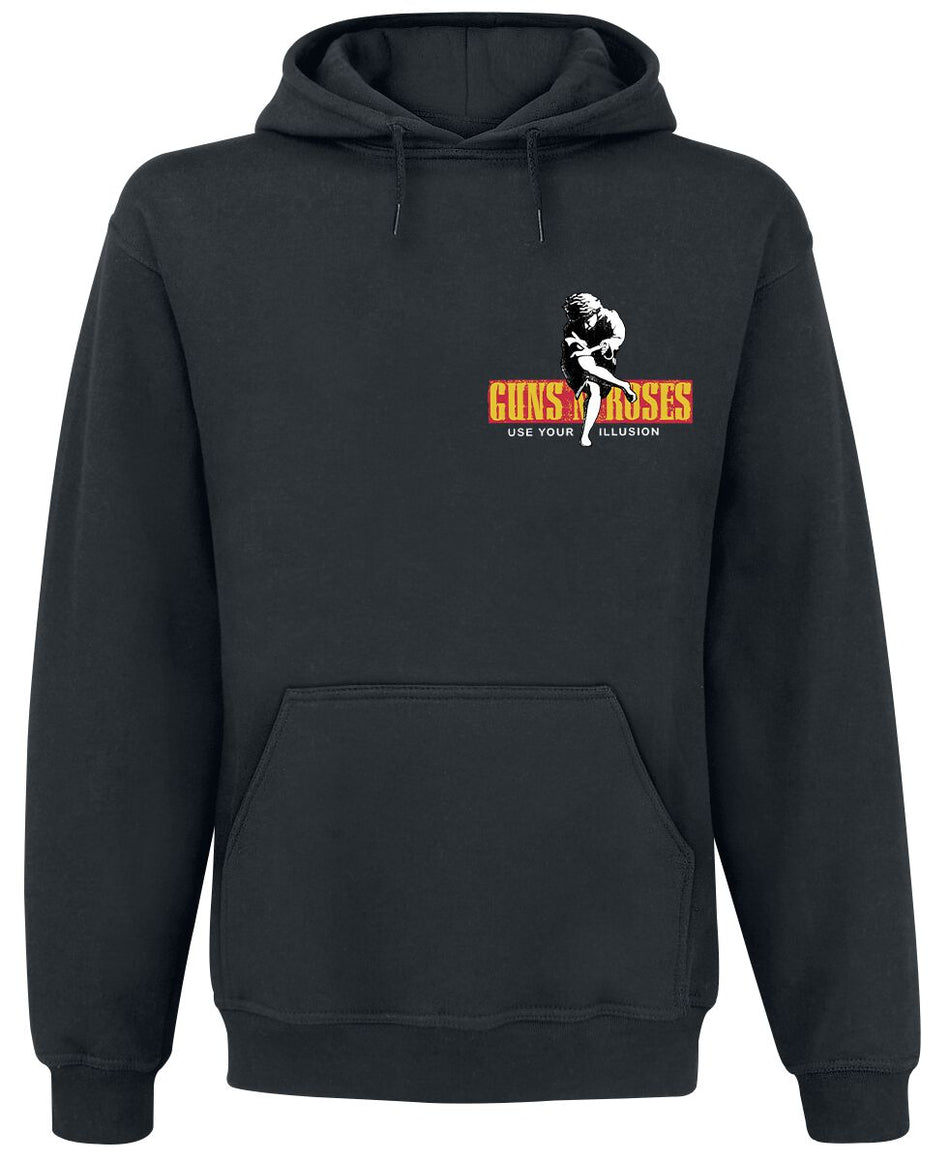 Sweat-shirt à capuche  de Guns N' Roses - Use Your Illusion Boxed - S à XL - pour Homme - noir - Guns N' Roses