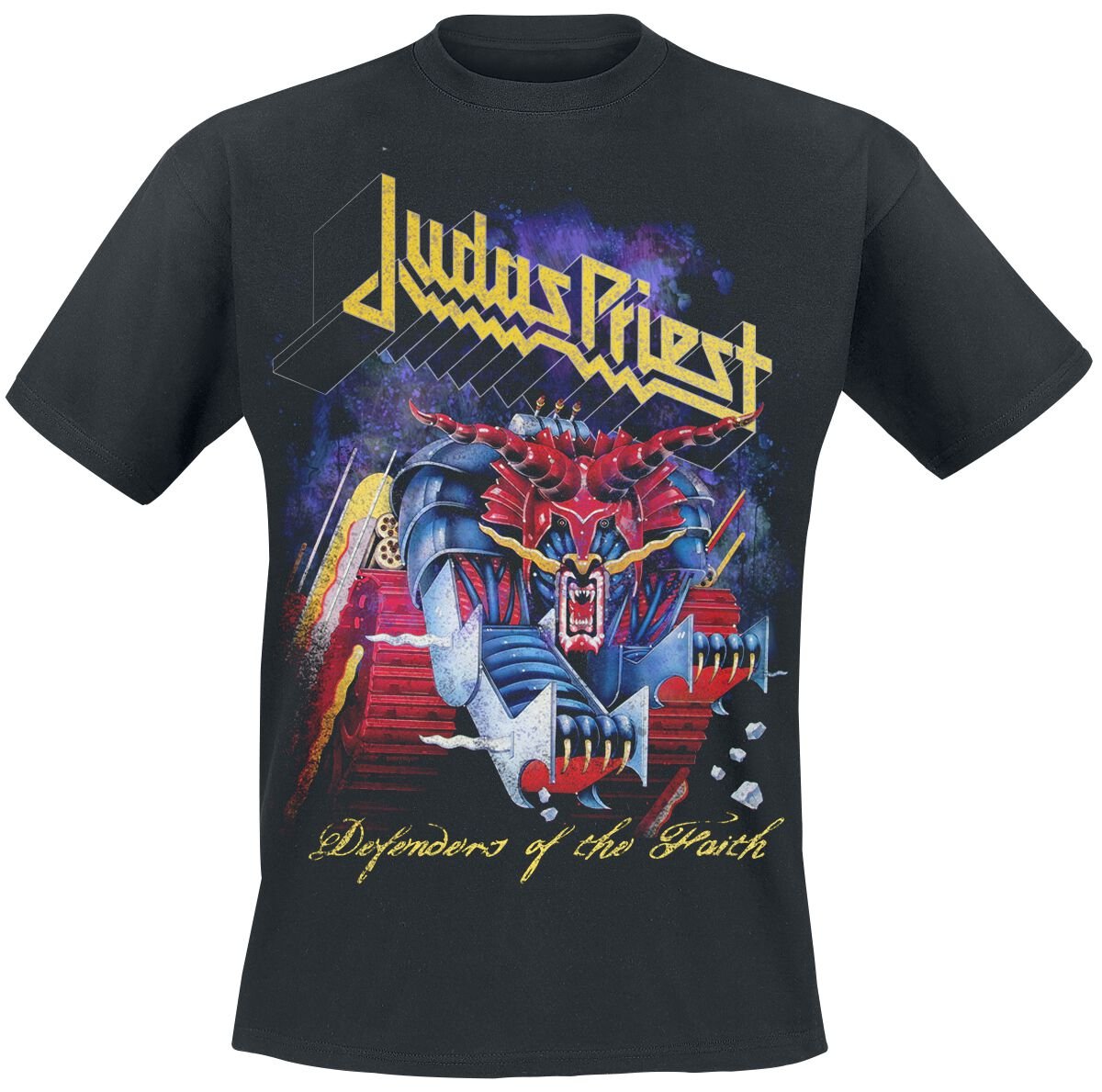 T-Shirt Manches courtes  de Judas Priest - Defenders Blowup - S à XXL - pour Homme - noir - Judas Priest