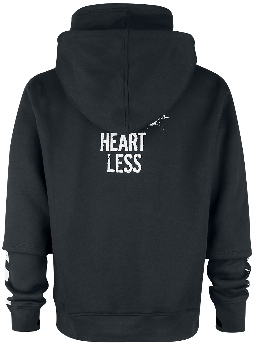 Sweat-shirt à capuche Gothic de Heartless - Sweat À Capuche Allergic - S à XXL - pour Homme - noir - Heartless - View 2