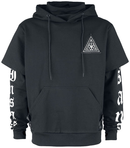 Sweat-shirt à capuche Gothic de Chemical Black - Sweat À Capuche Insane - M à XXL - pour Homme - noir - Chemical Black
