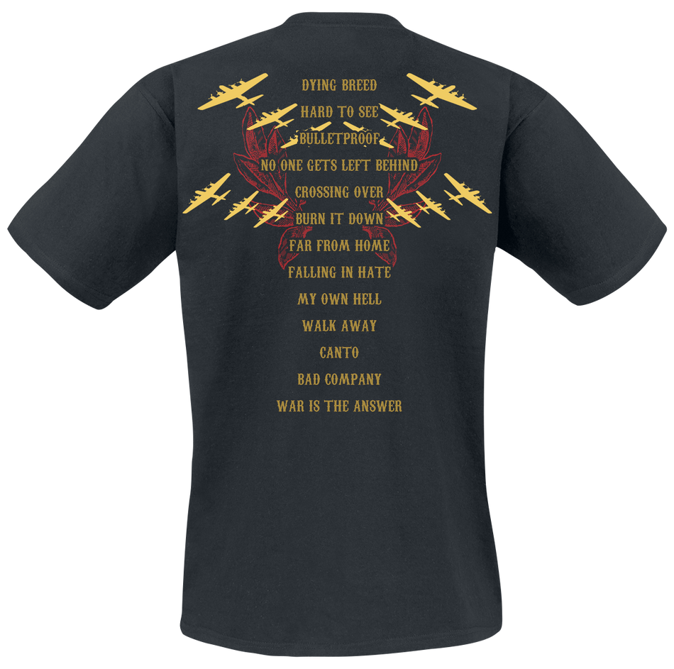 T-Shirt Manches courtes  de Five Finger Death Punch - War Is The Answer - M - pour Homme - noir - Five Finger Death Punch - View 2