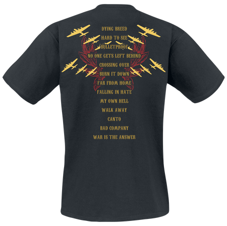 T-Shirt Manches courtes  de Five Finger Death Punch - War Is The Answer - S à M - pour Homme - noir - Five Finger Death Punch - View 2