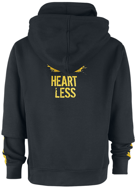 Sweat-shirt à capuche Gothic de Heartless - Sweat À Capuche Allergic - S à XXL - pour Homme - noir - Heartless - View 2