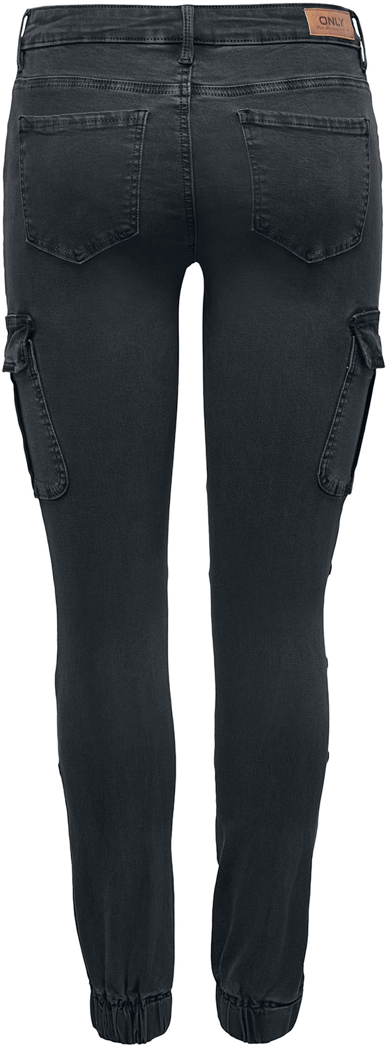 Pantalon Cargo  de Only - ONLMissouri Reg Ank Life Cargo - W26L32 à W33L34 - pour Femme - noir - Only - View 2