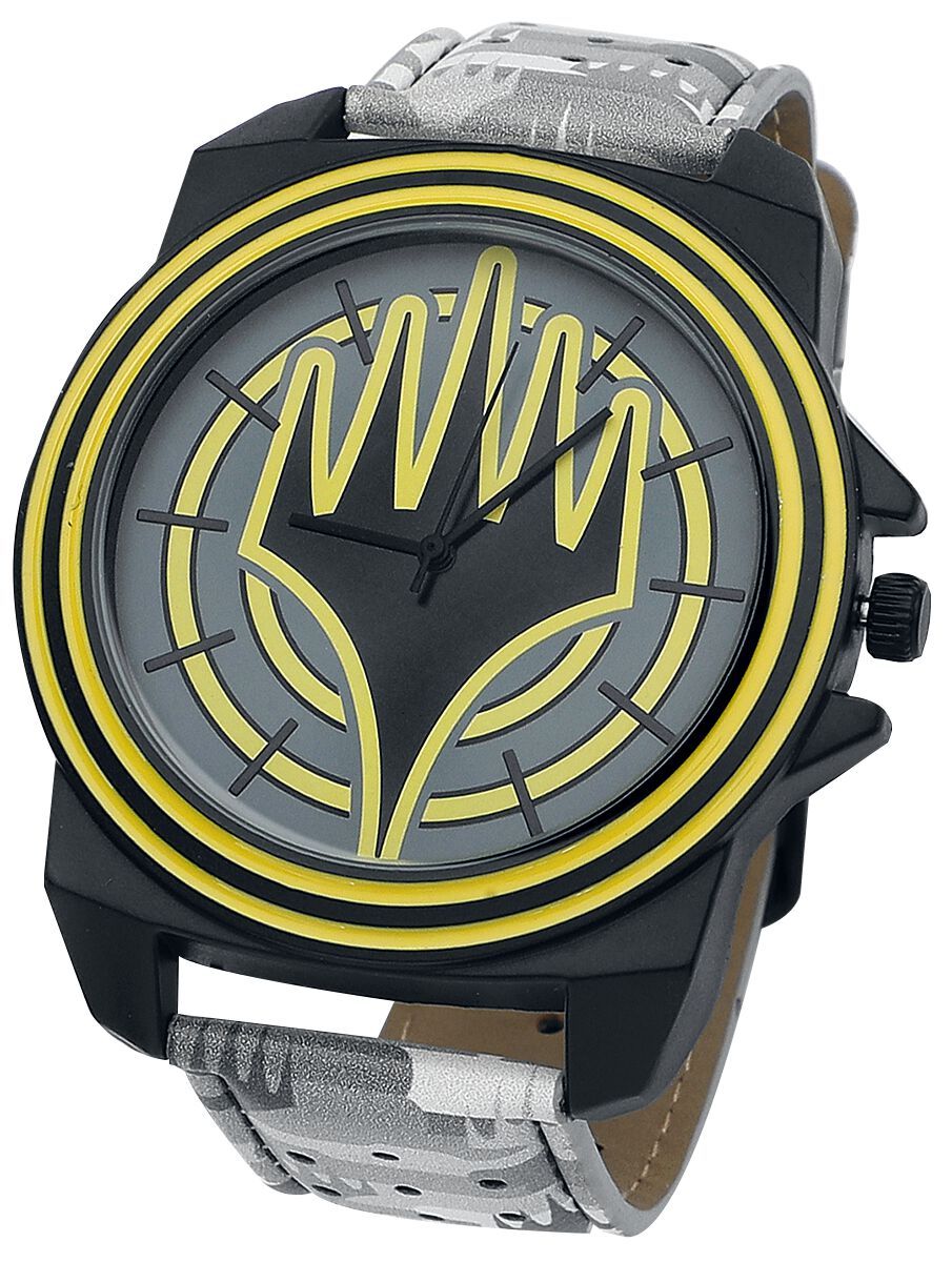 Montres bracelets Gaming de Magic: The Gathering - Ajani - pour Homme - noir/gris/jaune - Magic: The Gathering
