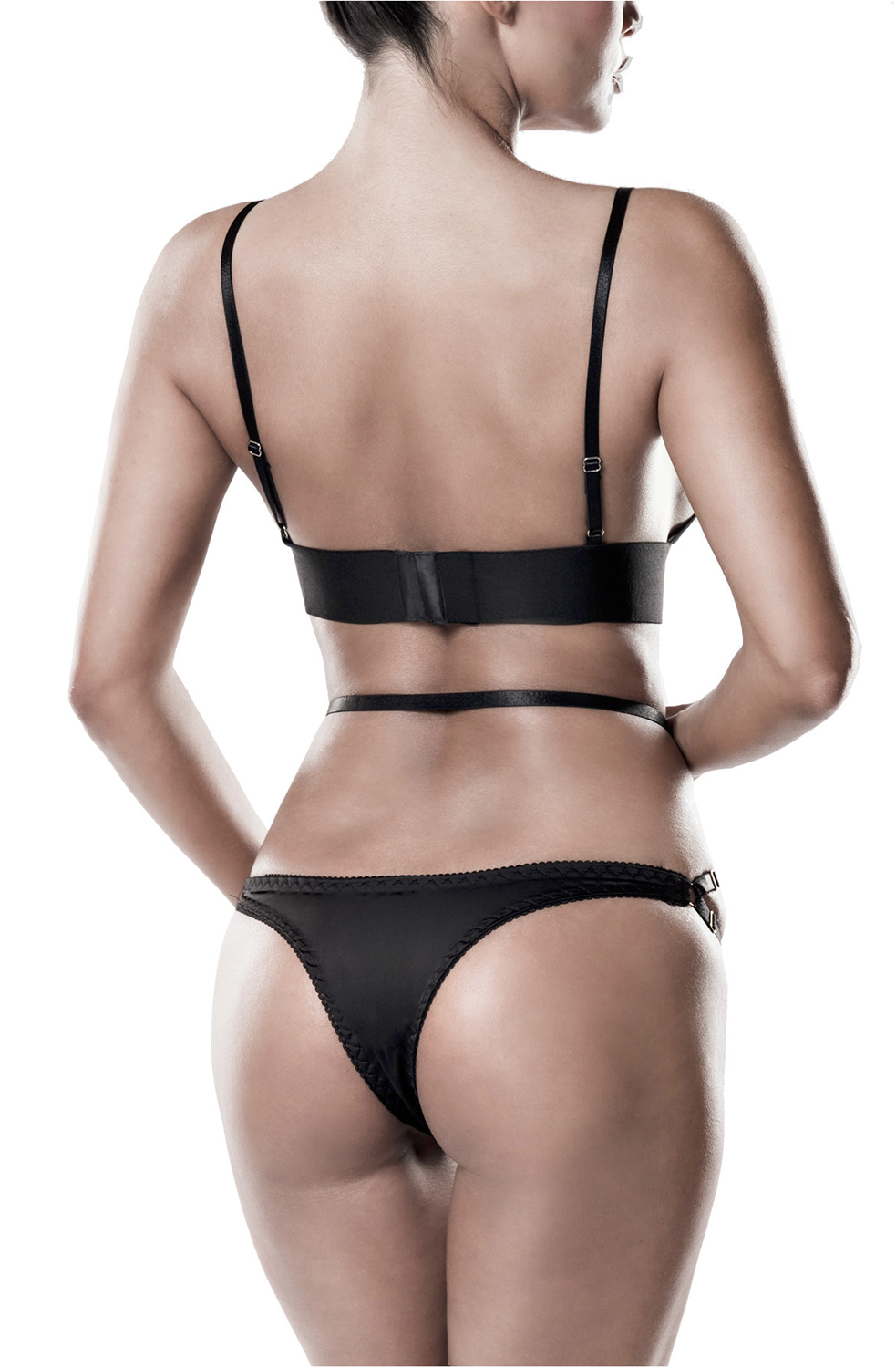 Sous-vêtement Gothic de Grey Velvet - Ensemble De Lingerie 2 Pièces - S à XXL - pour Femme - noir - Grey Velvet - View 2