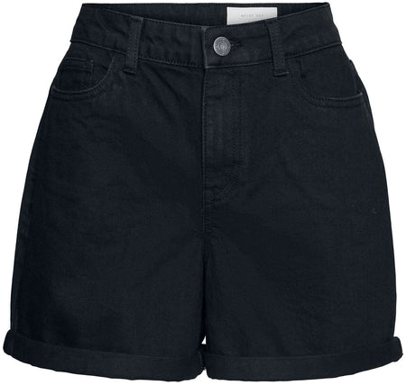 Short  de Noisy May - Short Smiley - XS à S - pour Femme - noir - Noisy May