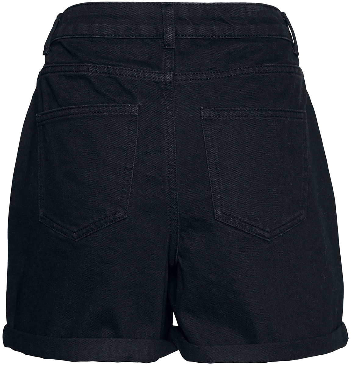 Short  de Noisy May - Short Smiley - XS à S - pour Femme - noir - Noisy May - View 2