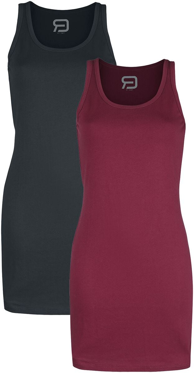 Robe courte  de RED by EMP - Lot de 2 robes - S à XXL - pour Femme - noir/rouge - RED by EMP