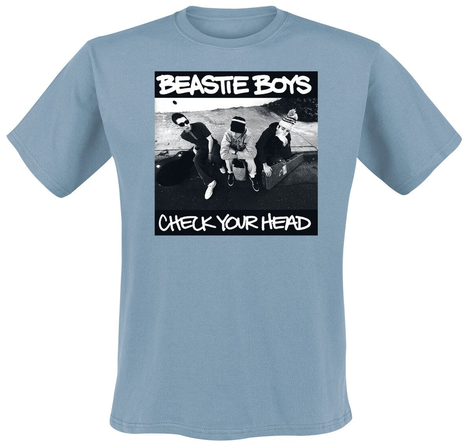 T-Shirt Manches courtes  de Beastie Boys - Check Your Head - S à XXL - pour Homme - gris bleu - Beastie Boys