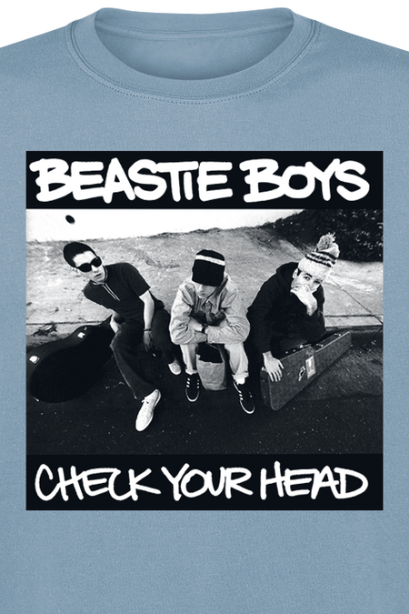 T-Shirt Manches courtes  de Beastie Boys - Check Your Head - S à XXL - pour Homme - gris bleu - Beastie Boys - View 2