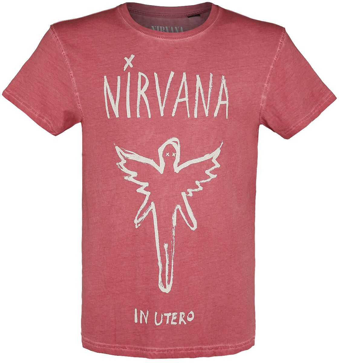 T-Shirt Manches courtes  de Nirvana - In Utero - S à 3XL - pour Homme - rouge - Nirvana