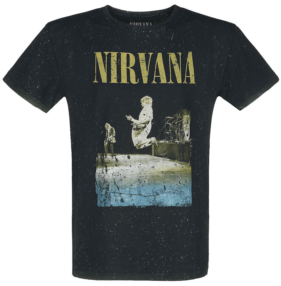T-Shirt Manches courtes  de Nirvana - Stage Jump - M à 4XL - pour Homme - noir - Nirvana