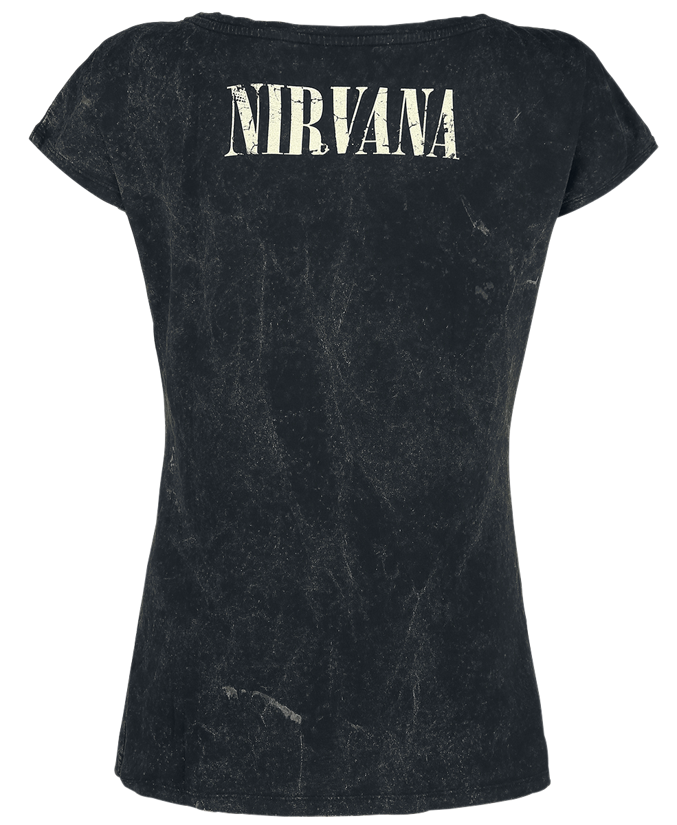 T-Shirt Manches courtes  de Nirvana - Angel - S à 3XL - pour Femme - anthracite - Nirvana - View 2