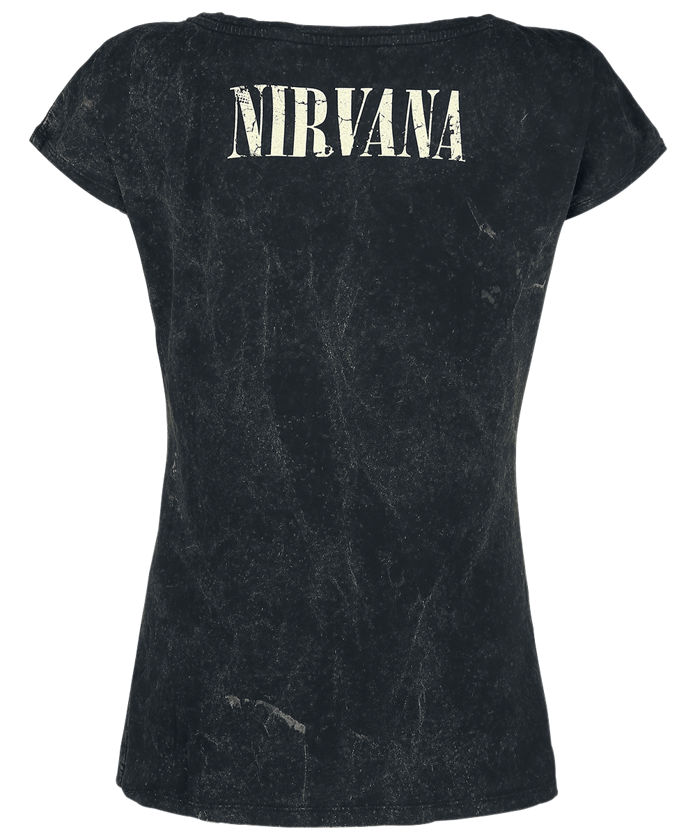 T-Shirt Manches courtes  de Nirvana - Angel - S à 3XL - pour Femme - anthracite - Nirvana - View 2