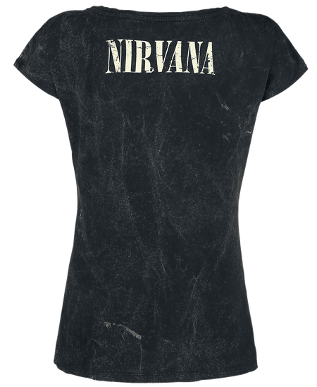 T-Shirt Manches courtes  de Nirvana - Angel - S à 3XL - pour Femme - anthracite - Nirvana - View 2