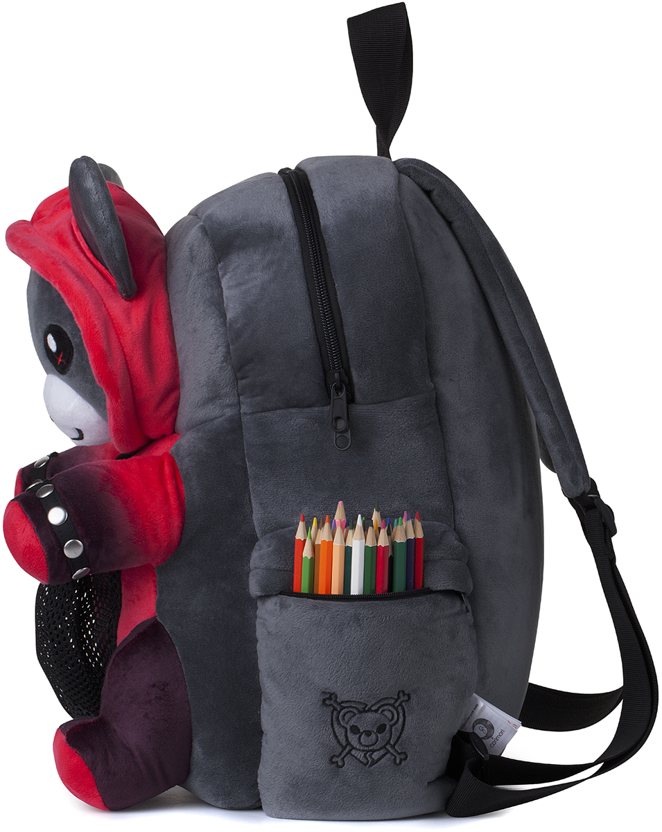 Sac à dos Unicorn de Corimori - Nounours Ember Le Punk - pour Unisexe - noir/lilas - Corimori - View 2