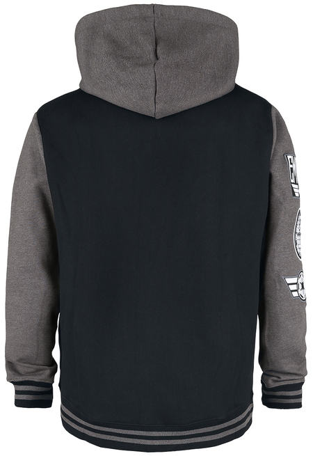 Sweat-shirt zippé à capuche Disney de Star Wars - Dark Vador - S à 4XL - pour Homme - noir/gris foncé - Star Wars - View 2