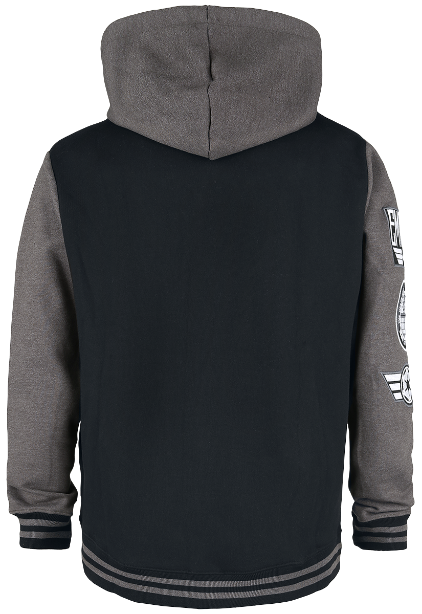 Sweat-shirt zippé à capuche Disney de Star Wars - Dark Vador - S à 4XL - pour Homme - noir/gris foncé - Star Wars - View 2